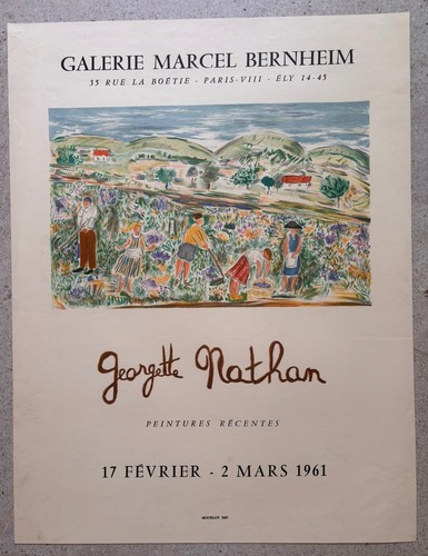 Affiche georgette nathan - affiche,