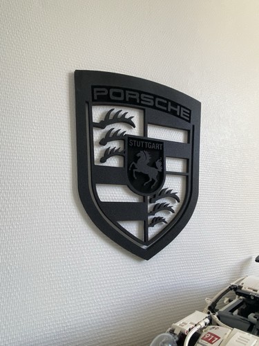 Logo style porsche - mural, 41