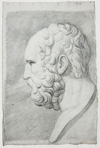 Portrait antique grec - portrait, buste
