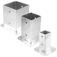 Base de poteau patin de poteau manchon à visser galvanisé à chaud poteau...