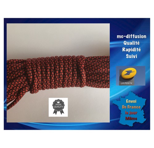 Paracorde rouge 550 7brins - rouge,