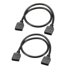 RGB Câble Femelle à Femelle 4 Broche Extension Connecteur 30cm Longueur 2Pcs