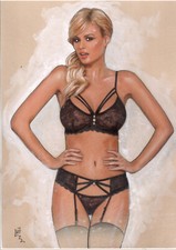 DESSIN ORIGINAL D' UNE PIN UP