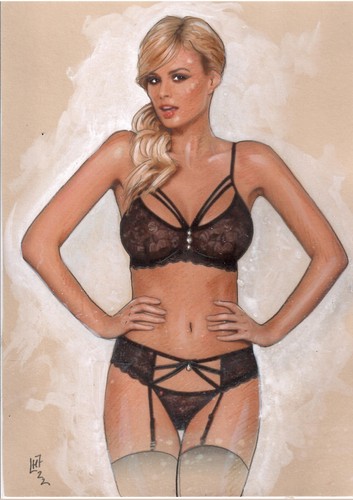 Dessin original une pin up - dessin,