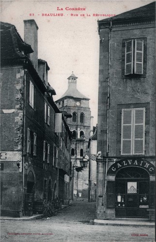 Cpa beaulieu rue - 19, de