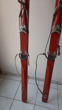 Paire ski bois ancien - paire, de