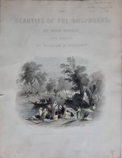 Beauties of the Bosphorus by Miss Pardon H. Griffiths d'après H. Bartlett 19ème