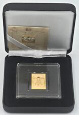 Tokelau Coin Bar 1/500 .999 Gold Da Vinci Vitruvian man