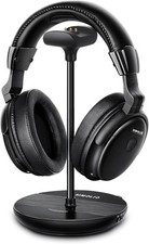 Ensemble casque TV sans fil SIMOLIO 825D,avec émetteur et support,Over-Ear,noir