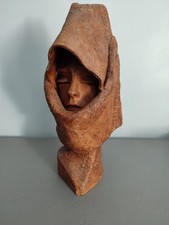 Sculpture tête femme - sculpture, de