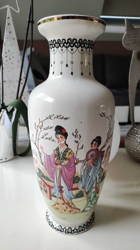 Vase balustre chinois - vase, chinois,