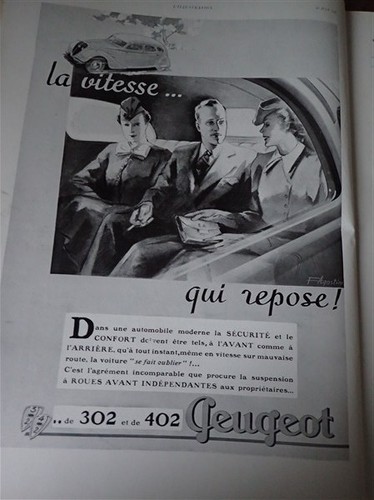 Peugeot 302 402 cine - et, +