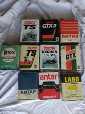 10 Anciens Bidons Huile