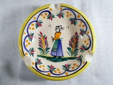 MAGNIFIQUE CENDRIER EN FAIENCE