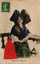 CPA Alsacienne - Elsasserin - Folklore - Types (483060)