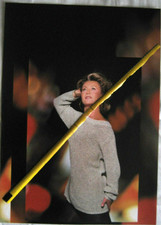 Clippings Revue Poster A4 de 2 photos avec SHEILA  Dimension 215 mm par 300 mm .