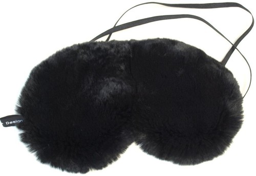 Fourrure masque rex cuir yeux - fourrure,