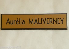 plaque de boite aux lettres