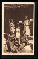 CPA Ouvroir de Ségou, Cardeuse et Fileuse 