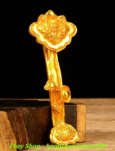 Old chinese bronze 24k gold - old,