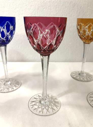 Verre vin rhin - à, cristal