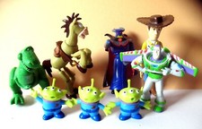 Lot de 5 Figurines TOY STORY - Woody, Buzz, Rex , Zorg, Pile-Poil