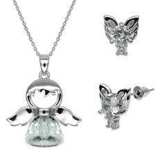 Set Ange Gardien Chaîne Et
