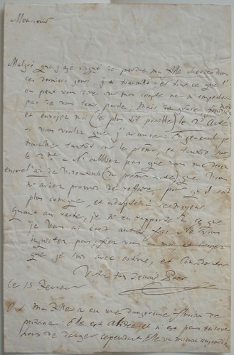 Autographe ferdinando paër - ferdinando,