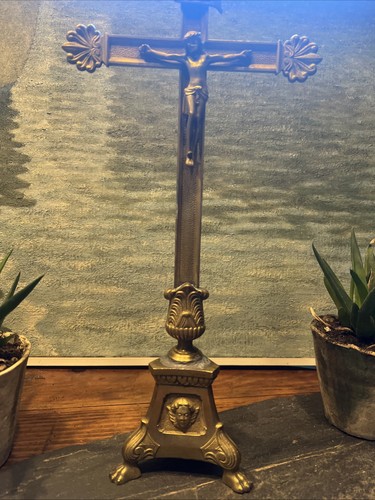 Croix christ bronze - croix,