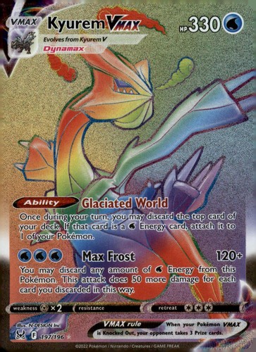 Kyurem vmax 197 196 lost - vmax, 197/196