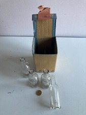 4 Bouteilles anciennes 11.5cm