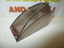 Lego - 1x Windscreen 8x4x4 Curved 2 Fingers Fire Pattern 30649px2 Trans Black 