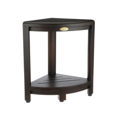 Decoteak Teak Corner Shower
