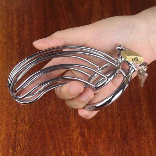 Métal cage chasteté - métal, de