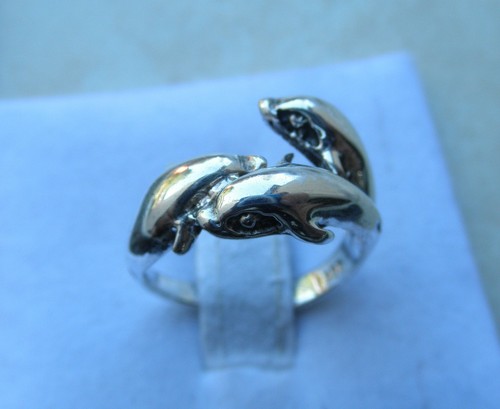 Triple dolphins fish family - dolphins,