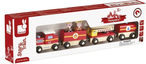 Story train pompiers - train,