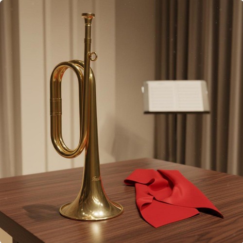 Trompette cérémonie en - de,