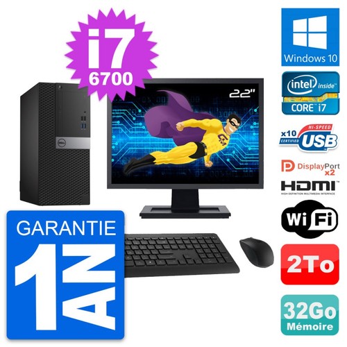 Tour dell 7040 ecran - 7040, 22"