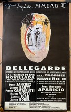 Affiche - corrida - Trophée Nimeno II - Michel Tombereau -Bellegarde 2001 -60x40