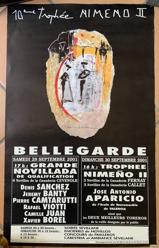 Affiche corrida trophée - -,