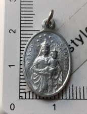 R09508 pendentif Médaille virgo carmeli cœur sacré de Jésus religion 