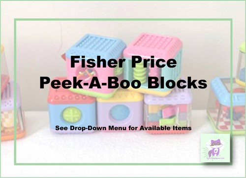 Fisher price peek boo - price, block