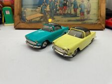 ANCIENNE NOREV PLASTIQUE LOT DE 2 SIMCA PLEIN CIEL  POUR PIECES