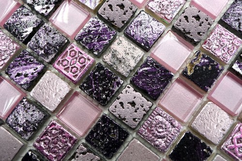Mosaïque carreau translucide