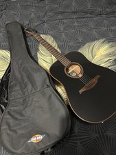 Guitare folk dreadnought noire - folk,