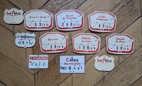 Lot anciennes etiquettes - anciennes,