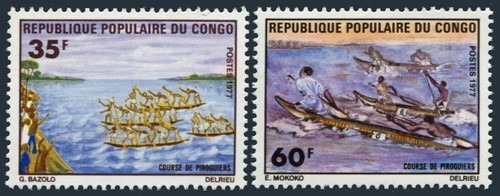 Congo 396 397 mnh michel - pr, 396-397,mnh.michel