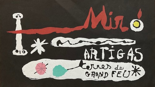 Miro artigas lithographie 1956 - lithographie,
