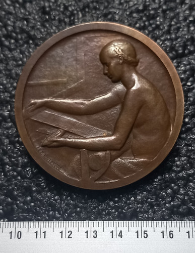 Médaille bronze art - 6#, déco