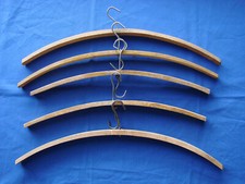 Vintage cintre en bois x 5  -